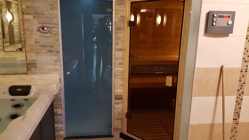 Сантехнические помещения - SPA и сауна в большом санузле